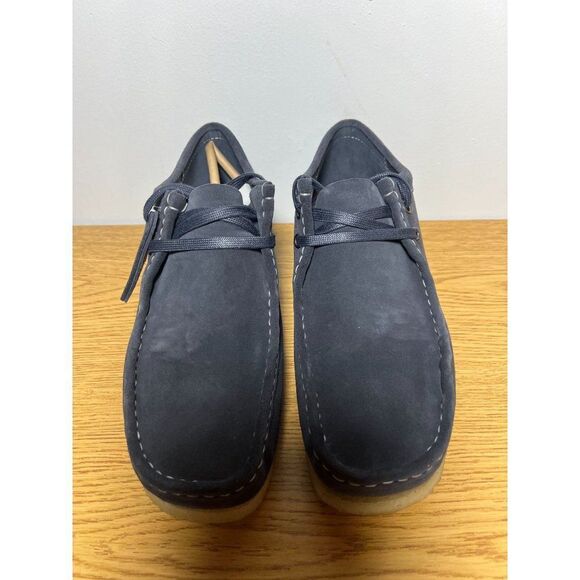 Clarks Originals WALLABEE Lace Up Moccasins 54744 INK SUEDE Men\'s Size 9.5 main image 5
